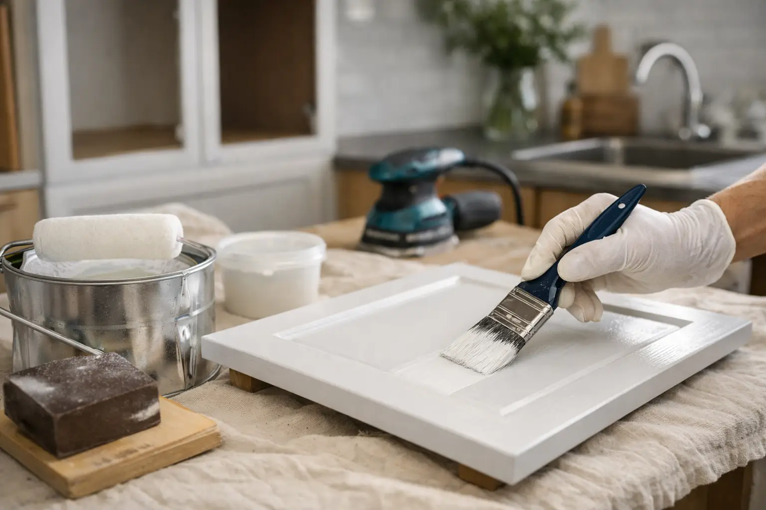 You are currently viewing How to Repaint Kitchen Cabinets Right